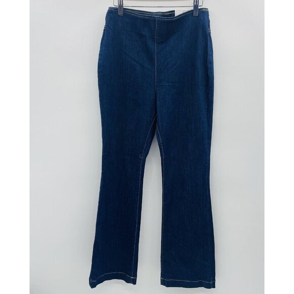 INC International Concepts Womens Size 10 Bootcut Pull-On Jeans Dark Indigo $69 - Picture 2 of 8